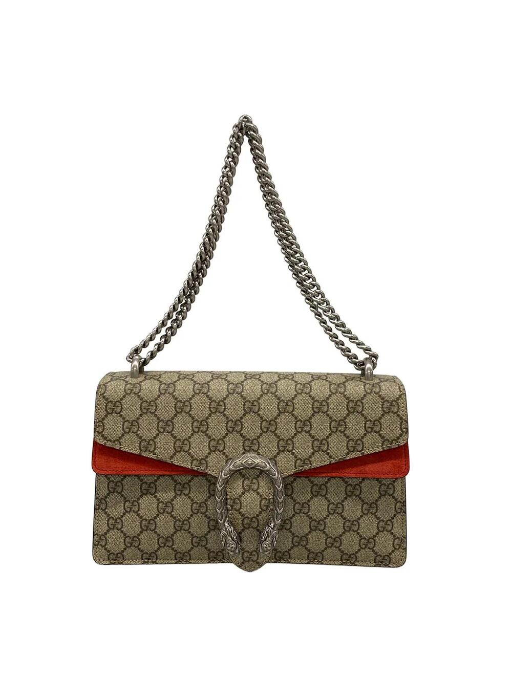 Gucci Dionysus Beige Gray Silver Pvc #367135G10B
